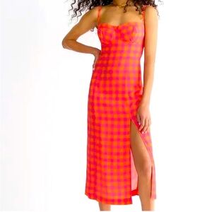 JCREW Collection Invite Dress in Gingham.       L